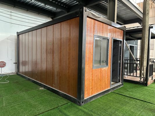 Pacco singolo Dimensioni 600X600X300 cm e Container House per ufficio Dormitorio 20 40ft Bungalow Cabina portatile