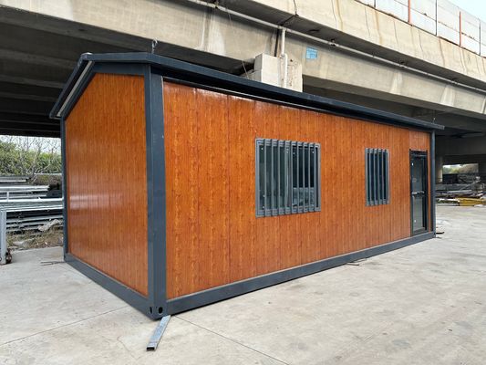 Pacco singolo Dimensioni 600X600X300 cm e Container House per ufficio Dormitorio 20 40ft Bungalow Cabina portatile
