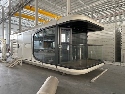 Decorazione d'interni Contenitore per veicoli spaziali Casa capsula spaziale con disegno