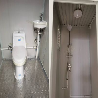 Spessore standard stile moderno sito di costruzione mobile prefabbricato bagno design esterno pannello sandwich bagno portatile