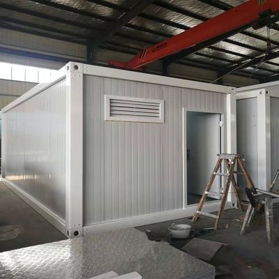 Bagno portabile con contenitore prefabbricato e pieghevole di design moderno per esterni multifunzione