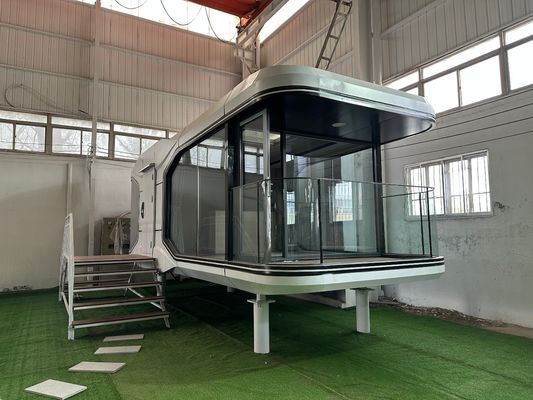 Multifunzione Top Fashion Luxury Tiny Casas Prefabricadas Mobile Space Capsule Personalizzato Dimensioni 2 Camere da letto Container Home