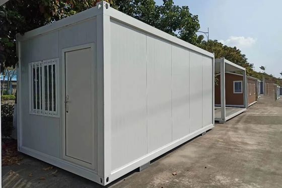 Casa struttura in acciaio galvanizzato pannello sandwich 20ft 40ft contenitore casa moderna prefabbricata piatta confezione casa da soggiorno contenitore