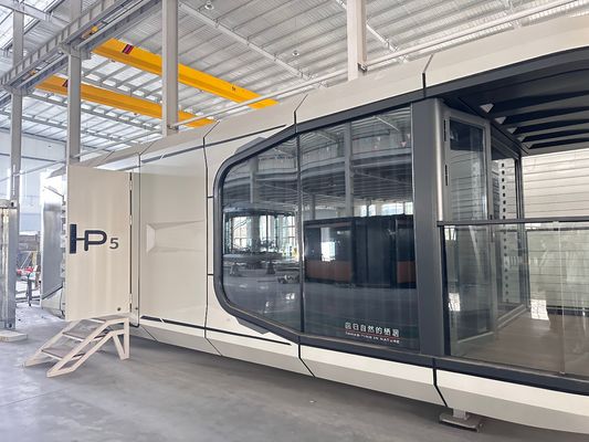 Hotel Space Capsule 2024 Design Moderno Mini Outdoor Prefab Tiny Container House con layout personalizzato e design di tendenza