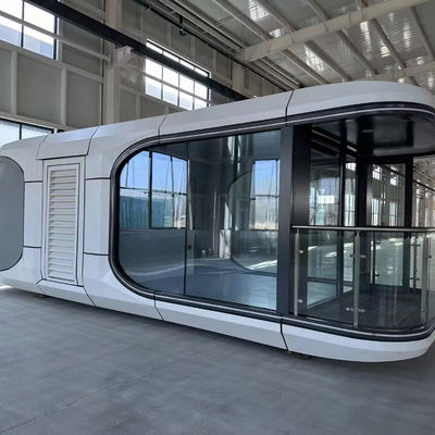 Luxury Outdoor Resort Mobile Prefab Tiny Houses Home Space Capsule Living Container House per hotel in colore personalizzato