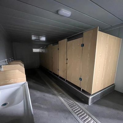 Spessore 2024 Bagno esterno singolo Stile di design industriale Bagno pubblico mobile con doccia Casa di lusso