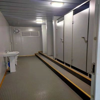 Ambientale Australia Bianco standard o colore personalizzato Casale all'aperto Bagno di montaggio sito di costruzione