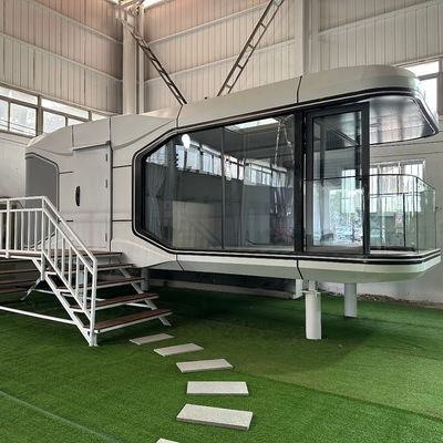 Moderna casa mobile prefabbricata per l'albergo Villa stile caldo Moderna casa capsula spaziale all'aperto
