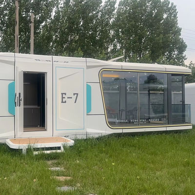 Eco Friendly Modular Container Home Vantaggio di una capsula di parete in piastra di alluminio personalizzata per hotel all'aperto