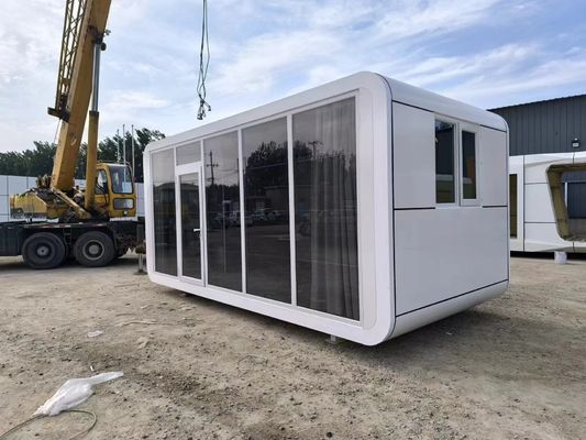 Eco Friendly Modular Container Home Vantaggio di una capsula di parete in piastra di alluminio personalizzata per hotel all'aperto