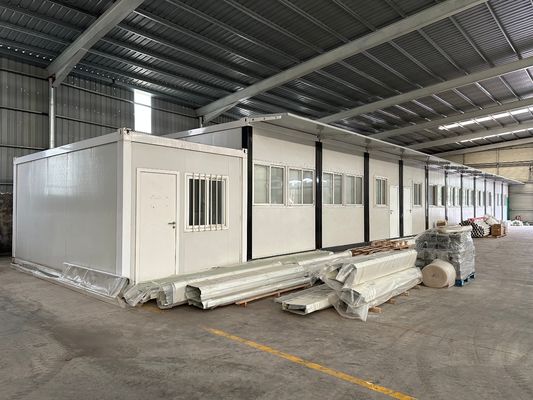20 ft Container House Container fabbricato Tiny House Flat Pack Container per camera portatile all'aperto