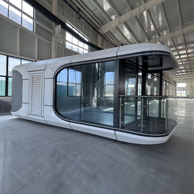 Modello di design contemporaneo e ragionevole per esterni Contenitore in acciaio Capsula per casa Capsula modulare Hotel impermeabile e impermeabile