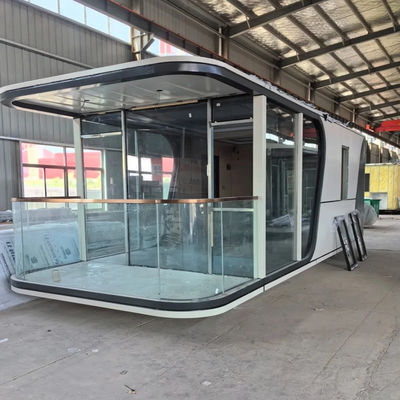 Trasporto e carico 20'/40' Contenitore Sala sportiva all'aperto Capsula in acciaio per casa o hotel