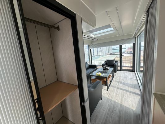 Modello 3D Modello Moderno Cabina Casa Capsula Spaziale Modulare Capsula Hotel