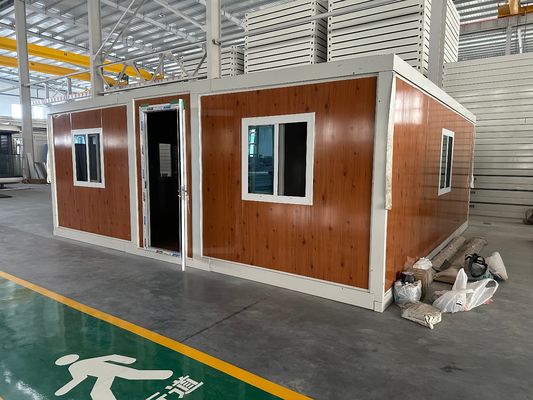 20 Ft Prefab Moderno Container Mobile Espandibile Casa Acciaio Luxury Office Building con struttura e assemblaggio piatta