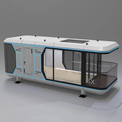 Finestra in alluminio a basso tenore di carbonio risparmio energetico casa modulare villa vita capsula casa hotel cabina prefabbricata con mobili