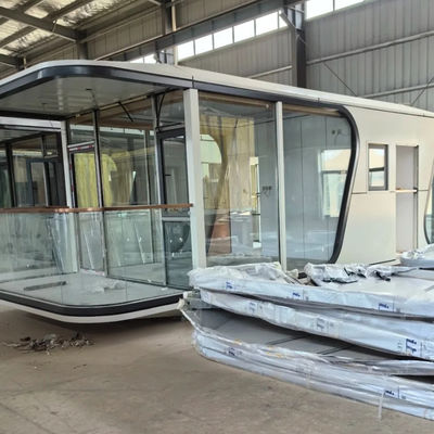 Resort turistico Prefab Mobile Villa Space Capsule Casa piccola con dimensioni personalizzate e bagno Hotel modulare
