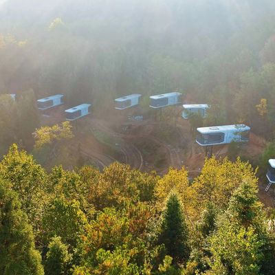 Progettazione grafica Capsula spaziale esterna prefabbricata Hotel Resort per il trasporto e il carico 20'/40' Container