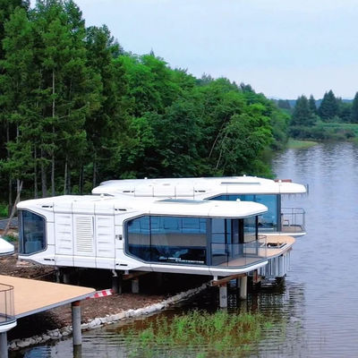 Progettazione grafica Capsula spaziale esterna prefabbricata Hotel Resort per il trasporto e il carico 20'/40' Container