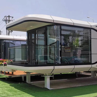 Casa capsula spaziale in stile design moderno per hotel capsula modulare di lusso in colore personalizzato