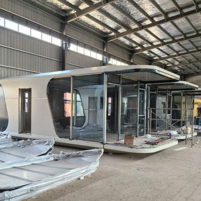 Capsula spaziale all' aperto Casa cabina modulare Capsula Hotel da Capsula spaziale Casa con colore personalizzato e design moderno