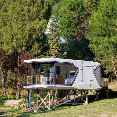 Capsula spaziale all' aperto Casa cabina modulare Capsula Hotel da Capsula spaziale Casa con colore personalizzato e design moderno