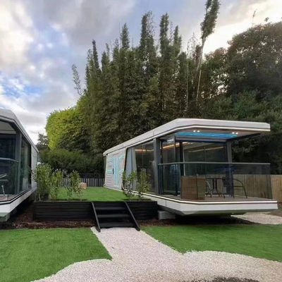 Capsula spaziale all' aperto Casa cabina modulare Capsula Hotel da Capsula spaziale Casa con colore personalizzato e design moderno