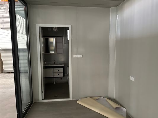 Container house espandibile pannello sandwich in acciaio prefabbricato 20ft 40ft con finestra in alluminio