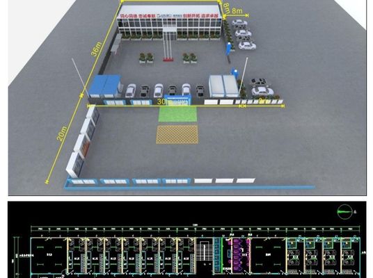 40'HC a basso tenore di carbonio, resistente alla corrosione, risparmio energetico, modulare, mobile, prefabbricato, in acciaio
