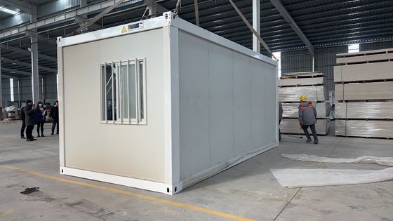 Aggiornamento Rapido Costruzione 20ft 30ft 40ft modulare customizzato impermeabile vetro lana pannello panino panino pieghevole Container House con 1