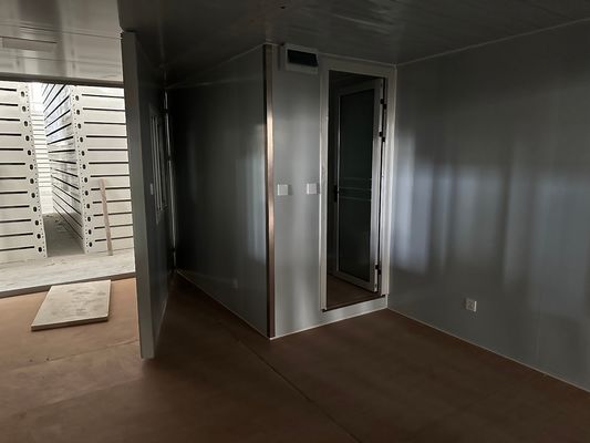 20 40 piedi Mobile contenitori modulari Casa struttura luminosa impermeabile Prefabbricata Casa piccola con stile di design contemporaneo
