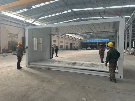 Elettricità 3C/CE/CL/SAA Standard 20ft 30ft 40ft Steel Frame Safe Strong Stable Green Low-Carbon Folding Container House