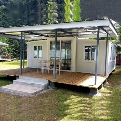 Modello contemporaneo stile lusso Tipo 20ft Modulo di costruzione rapida Casa container espandibile