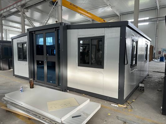 Modello contemporaneo stile lusso Tipo 20ft Modulo di costruzione rapida Casa container espandibile