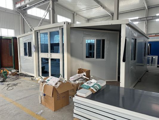 Modello contemporaneo stile lusso Tipo 20ft Modulo di costruzione rapida Casa container espandibile