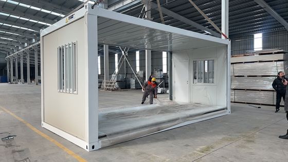 Stabile Isolamento termico impermeabile pannello sandwich prefabbricato modulare casa di contenitori pieghevoli a zigzag per soluzioni per laboratori