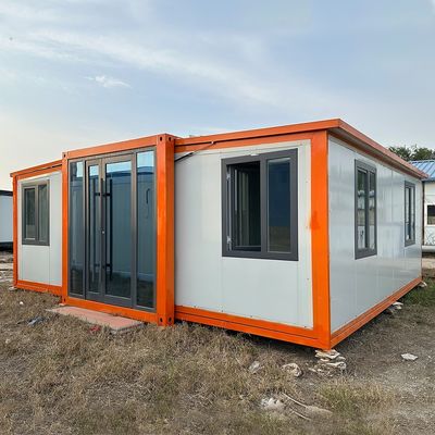 Casa di 40 piedi espandibile mobile con telaio in acciaio soggiorno villa in acciaio casa di lusso contenitore e buona isolamento termico