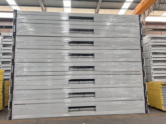 Progettazione Rootproof 20 40 ft Modulare telaio in acciaio prefabbricato pannello sandwich di lana di roccia Prefabbricato Flat Pack Container House