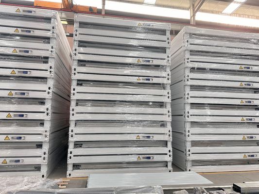 Progettazione Rootproof 20 40 ft Modulare telaio in acciaio prefabbricato pannello sandwich di lana di roccia Prefabbricato Flat Pack Container House
