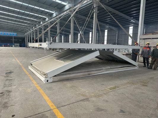 40ft 3C/CE/CL/SAA Standard Energy Saving Modular Prefab Steel Glass Wool Sandwich Panel Folding Container House per la spedizione