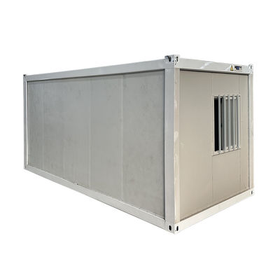 40ft 20ft Office Sandwich Panel Prefabb Mobile Folding Home Dormitory Camp Contenitore pieghevole su finestra in alluminio durevole