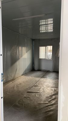 Rapido costruire casa di contenitore pieghevole di design moderno con telaio in acciaio base in legno Casa cubby Tiny House trailer