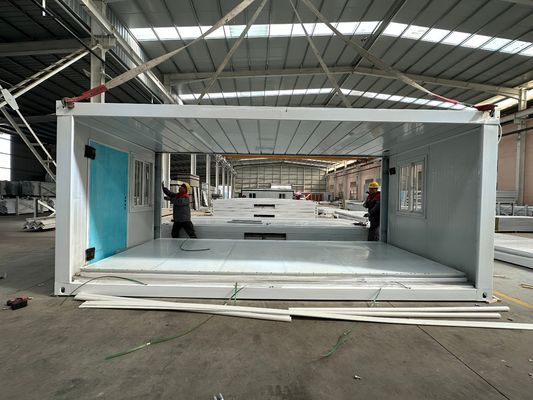 20ft 30ft Office Folding Container House Custom Kitchen Requirement for Home Office Modular Prefabbricated Foldable Homes