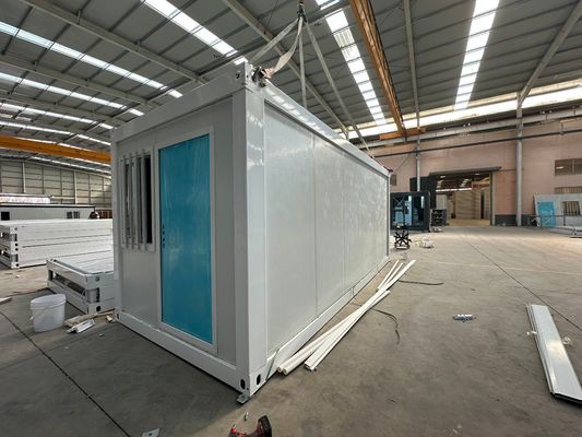Acciaio facile assemblaggio pieghevole mobile magazzino portatile ad alta capacità prefabbricato living box casa contenitore
