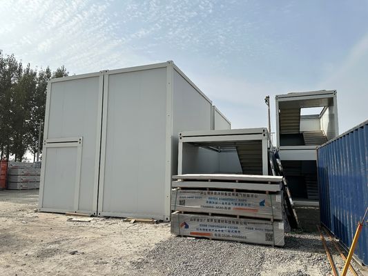 Flessibile Assemblare 20ft 30ft 40ft Fast Assembly Flat Pack Container Office Casa modulare impermeabile Prefabbricata per ufficio