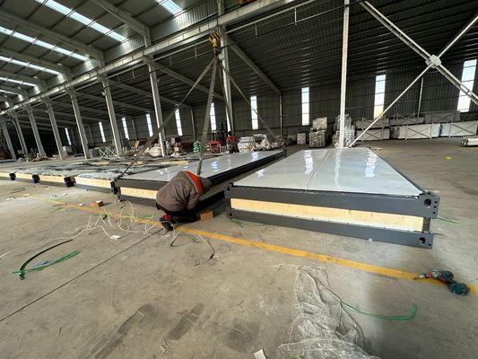 Installazione rapida Casa contenitore a pacchetto piatto impermeabile Casa prefabbricata per casa in 20ft 40ft Dimensione