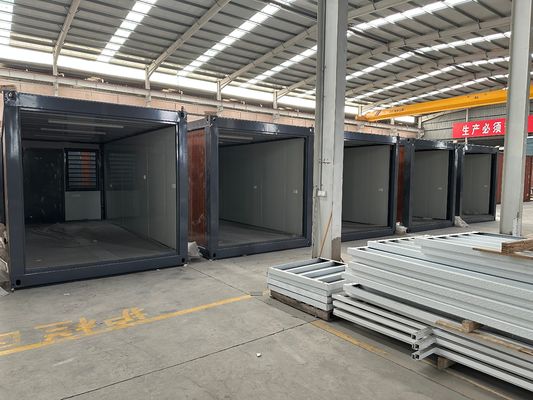 Multi-funzione professionale 40 Ft Prefabbricato casa pieghevole contenitore casa pannello sandwich stile di progettazione contemporaneo