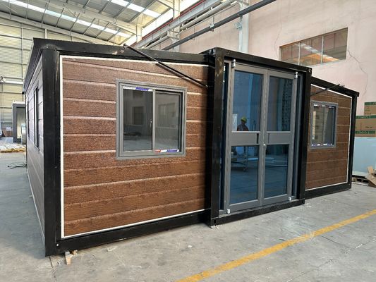 Finestra in alluminio 3 camere da letto portabile prefabbricata casa in contenitore espandibile per camere da letto all'aperto protezione ambientale riciclo