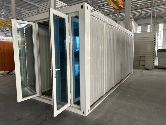 Edificio di uffici Contenitore portabile estendibile Casa Prefabbricata 20ft Casa di container espandibile con disegno di layout libero