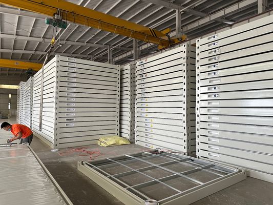 Porta in alluminio ponte rotto casa prefabbricata smontabile per il lavoro di colore personalizzato sito dormitorio